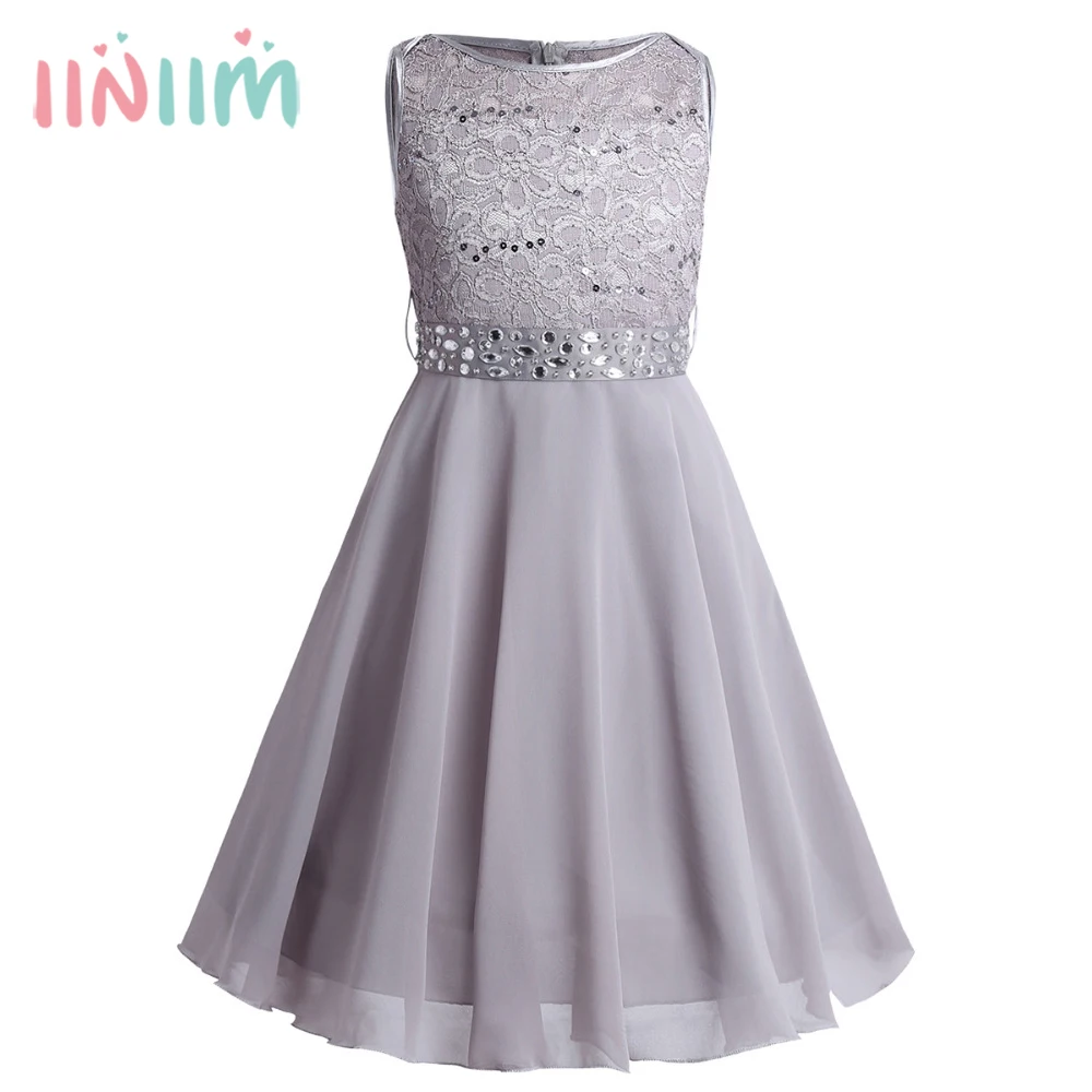 beautiful baby girl skirt iiniim Brand Children's Lace Flower Princess Girl Dress for Wedding Birthday Party Tutu High-end Evening Prom Dresses for Girls cheap baby dresses