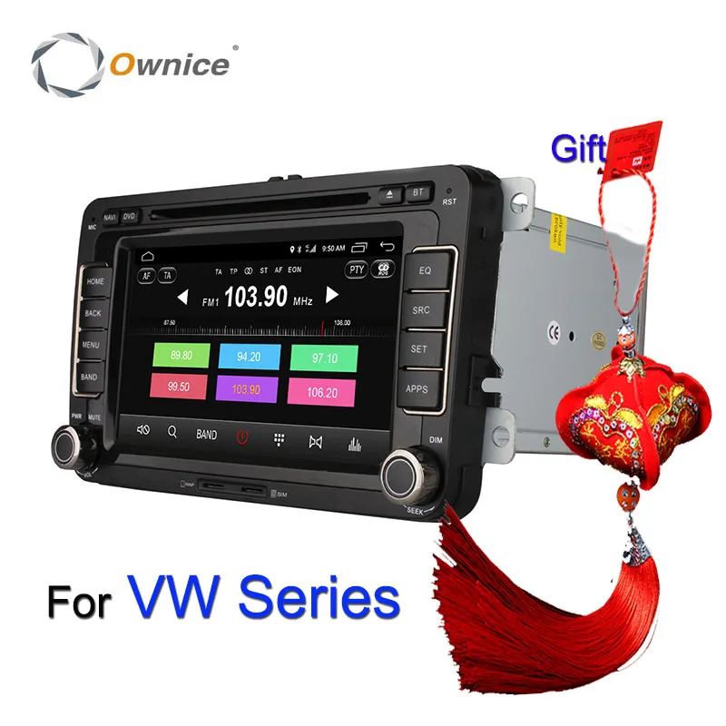 Ownice Android 6.0 8 core 32 г Встроенная память dvd-плеер автомобиля для Volkswagen Passat поло гольф