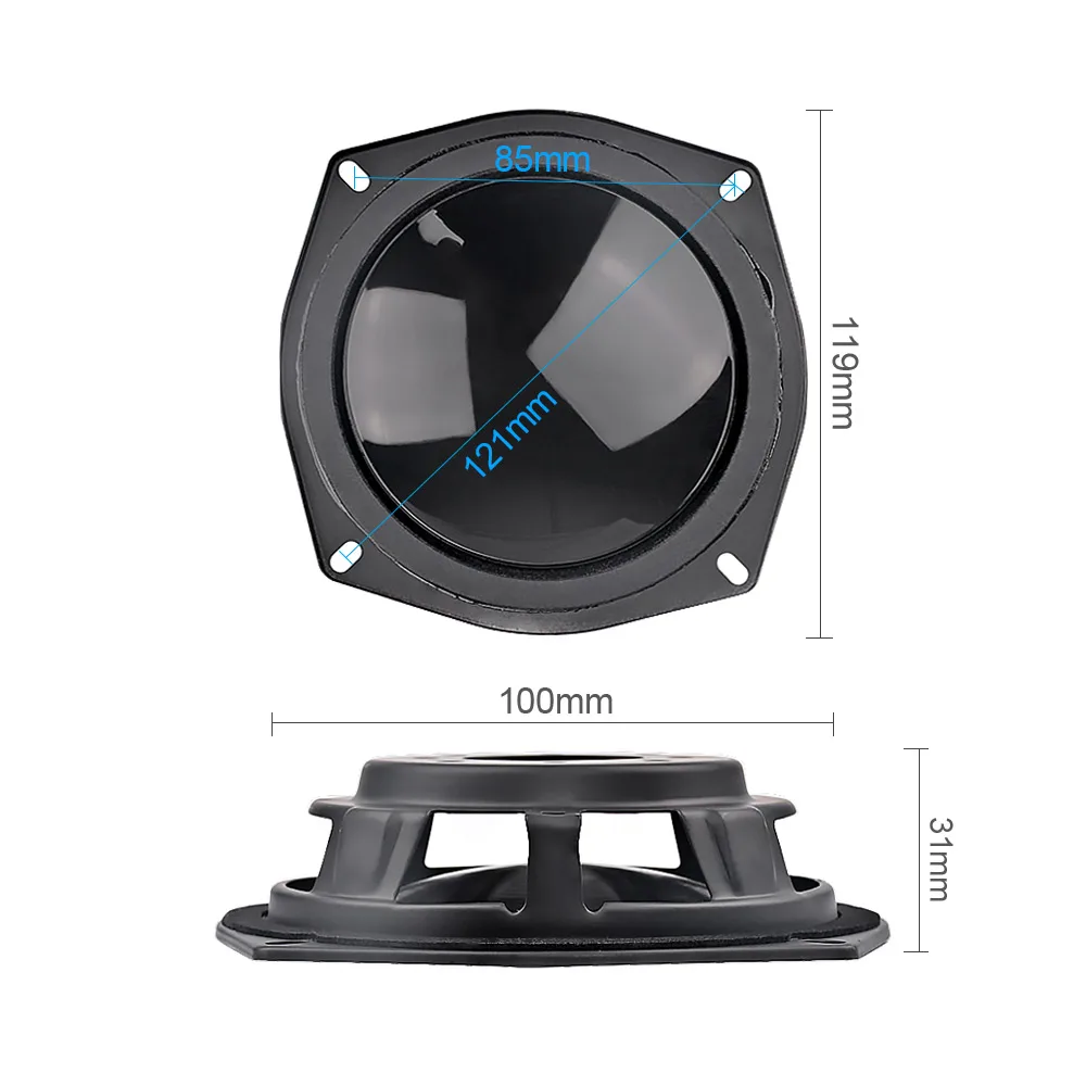 AIYIMA 4,5 pulgadas 113mm radiador pasivo radiador altavoz auxiliar subwoofer placa de goma para 4 \ AIYIMA 4,5 pulgadas 113mm radiador pasivo radiador altavoz auxiliar subwoofer placa de goma para 4 \