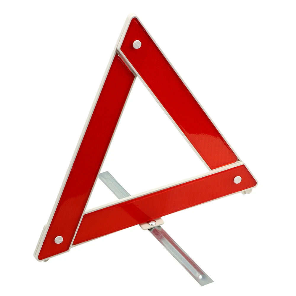 

LEEPEE Emergency Hazard Sign Auto Breakdown Warning Triangle Car Triangle Warning Sign Reflective Stop Sign Board Cars Tripod