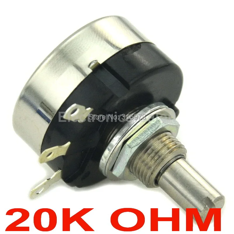 Вращающийся проволочный потенциометр RA25Y20S B203 COSMOS TOCOS 20K OHM 1 2 Вт с панельным