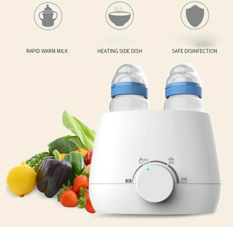 Baby Feeding Bottle Electric Warmer Heater Baby food Warm Double Bottle