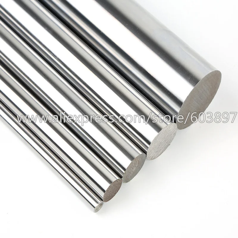 4pcs 6mm Round bar Smooth Rod Liner Rail Linear Shaft for CNC Repreap 3D Printer Parts 120mm 150mm 200mm