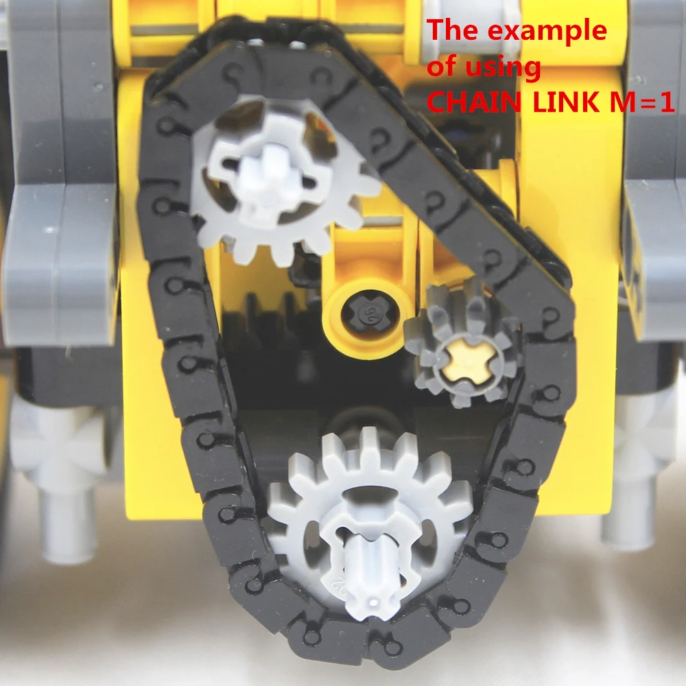 Building Blocks MOC Technic Parts 100pcs CHAIN LINK M=1 compatible with lego for kids boys toy MOC6044702 Building Blocks MOC Technic Parts 100pcs CHAIN LINK M=1 compatible with lego for kids boys toy MOC6044702