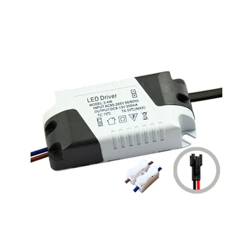 

1Pcs Free Shipping 3-4W Isolated Constant Current 300mA LED Driver Switching Power Supply With SM Male Plug
