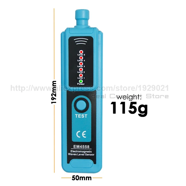 6-Ideal-Concept-EMF-meter-E04-013-Dimension
