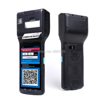 

android handheld thermal printer with 1d 2d barcode scanner
