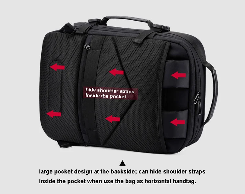 Мужской рюкзак, USB Противоугонная сумка, сумка для ноутбука, сумка для бизнеса, чехол на колесиках, стильная дорожная сумка, водонепроницаемая, увеличивающая емкость, Gripesack
