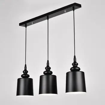 

rural Nordic pastoral creative restaurant pendant lamp Iron Chandelier wooden bedroom living room LED pendant lamp FG348