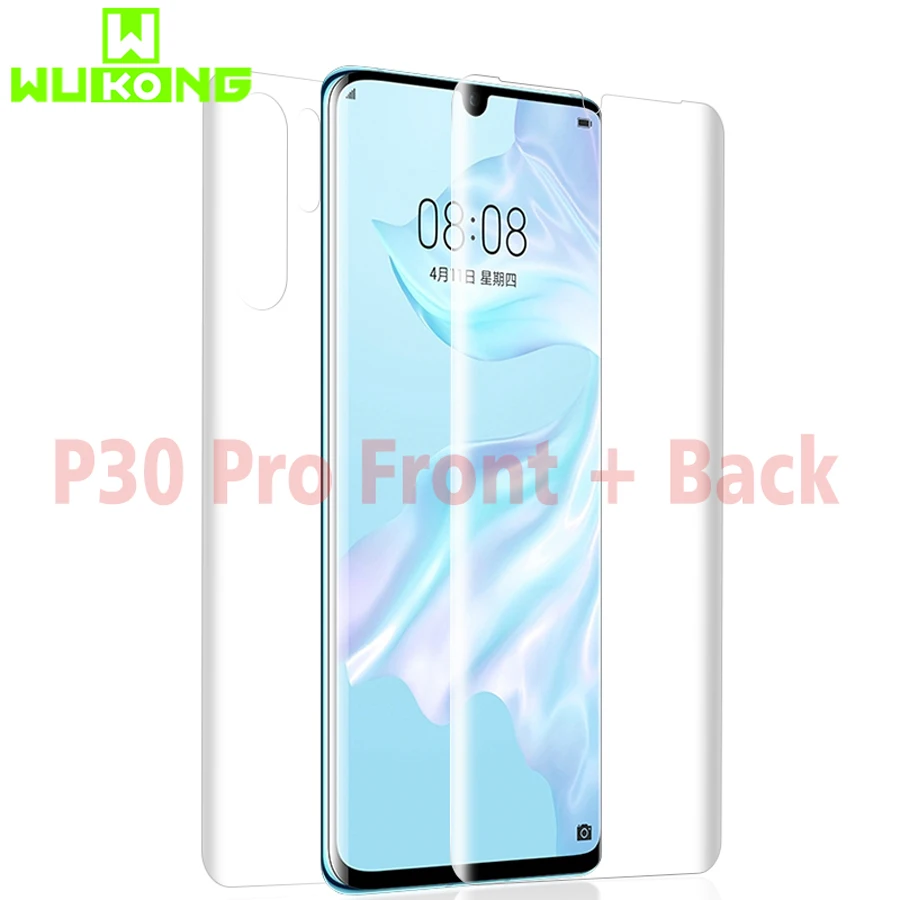WK 2 шт. задняя и передняя 0 1 мм пленка для Huawei P30 Pro P20 Lite защита экрана полное