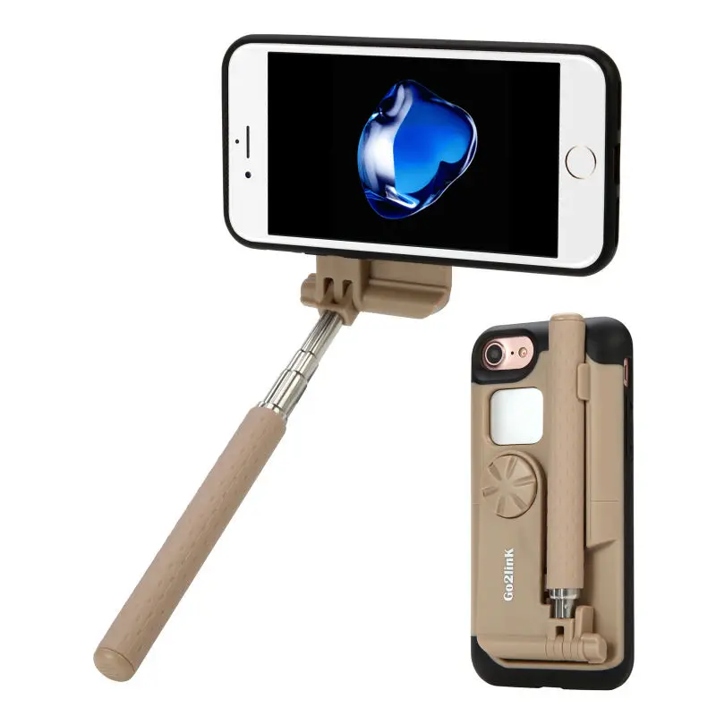 Go2linK 2 in 1 Fashion Bluetooth Selfie Stick Phone Case with
