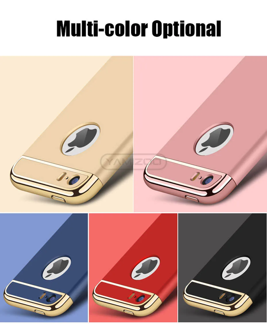 YAMIZOO 5s For iPhone se 5 Case 360 protection Phone Cases On Luxury Full Hard Plastic Coque Back Cover For iPhone 5s se 5 Case (4)