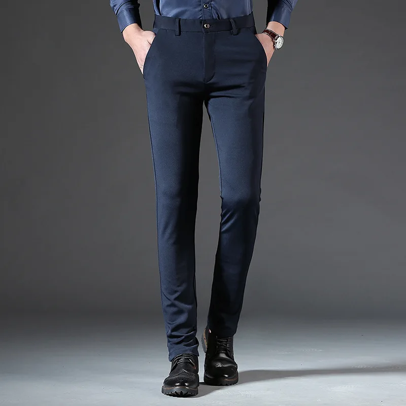 2019 Vomint Для мужчин бренд узкие джинсы Штаны повседневные штаны джинсовые черные джинсы стрейч прямые брюки большие размеры уличной 40 ярдов