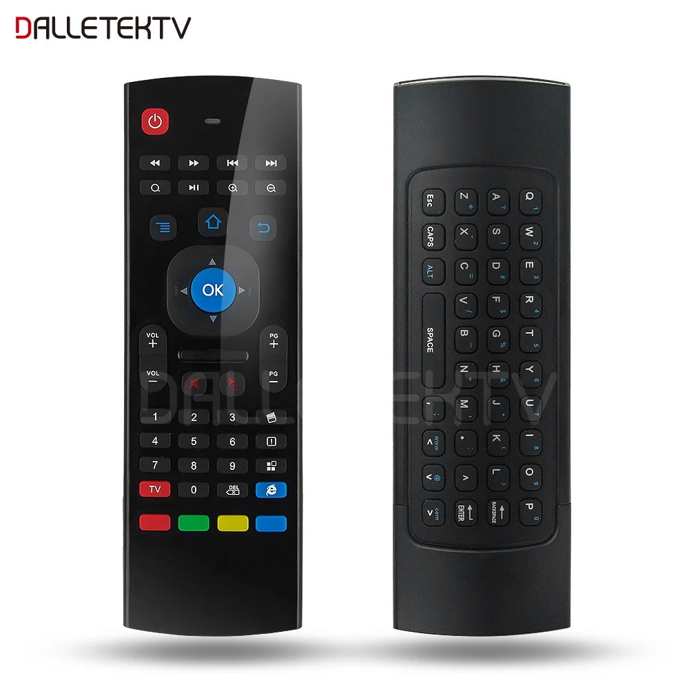 MX3 Fly Air Mouse 2 4 GHz беспроводной мини пульт дистанционного управления с QWERTY