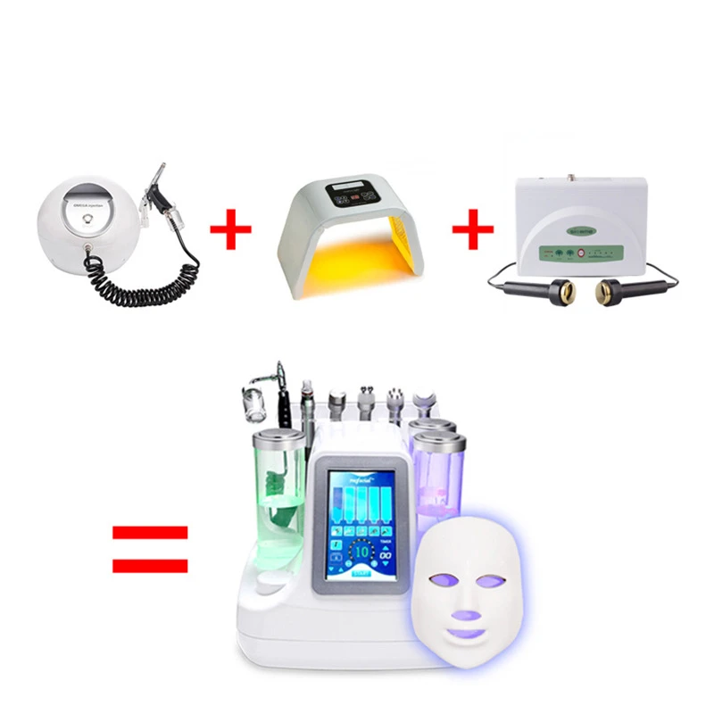  7 in 1 water oxygen facial machine BIO for deep cleansing exfoliating skin whitening anti-acne face
