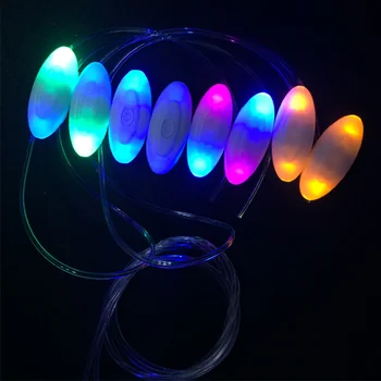 

30pairs/lot colorful LED shoelaces 3modes LED Flashing Glow Stick Strap Shoe Strings Disco Party night sports shoelaces