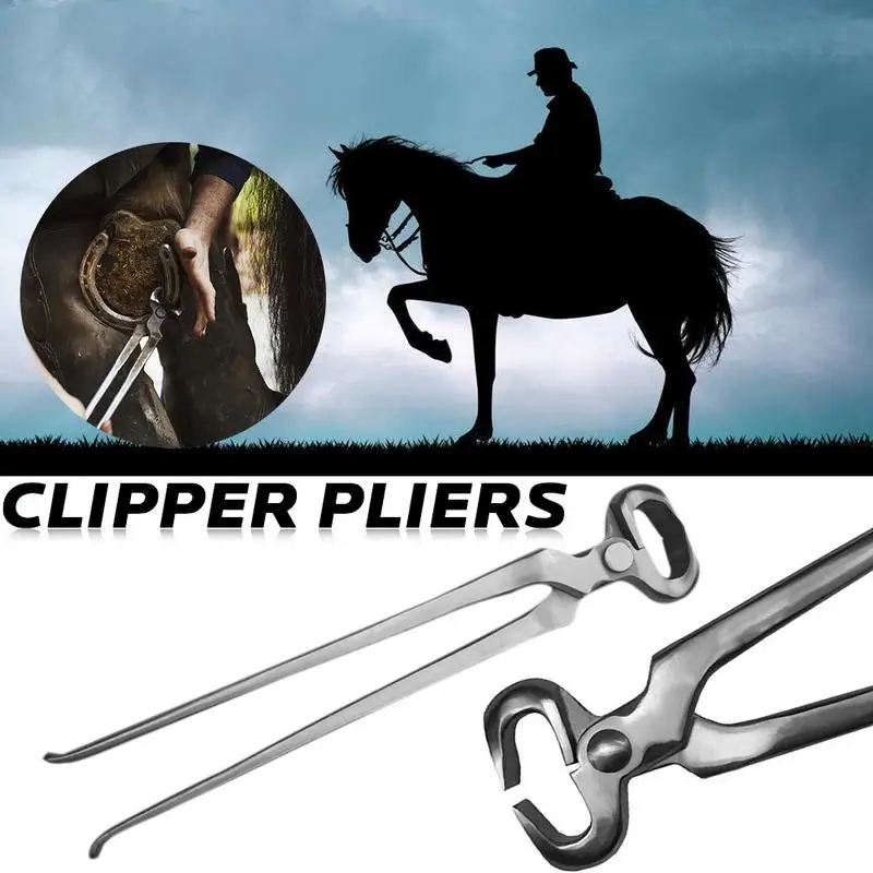 

15 inch Horseshoe Repair Tool Nail Hoofed Trimmer Veterinary Steel Clipper Pliers Horseshoe Forceps Hoofed Pliers Hoofs Tool