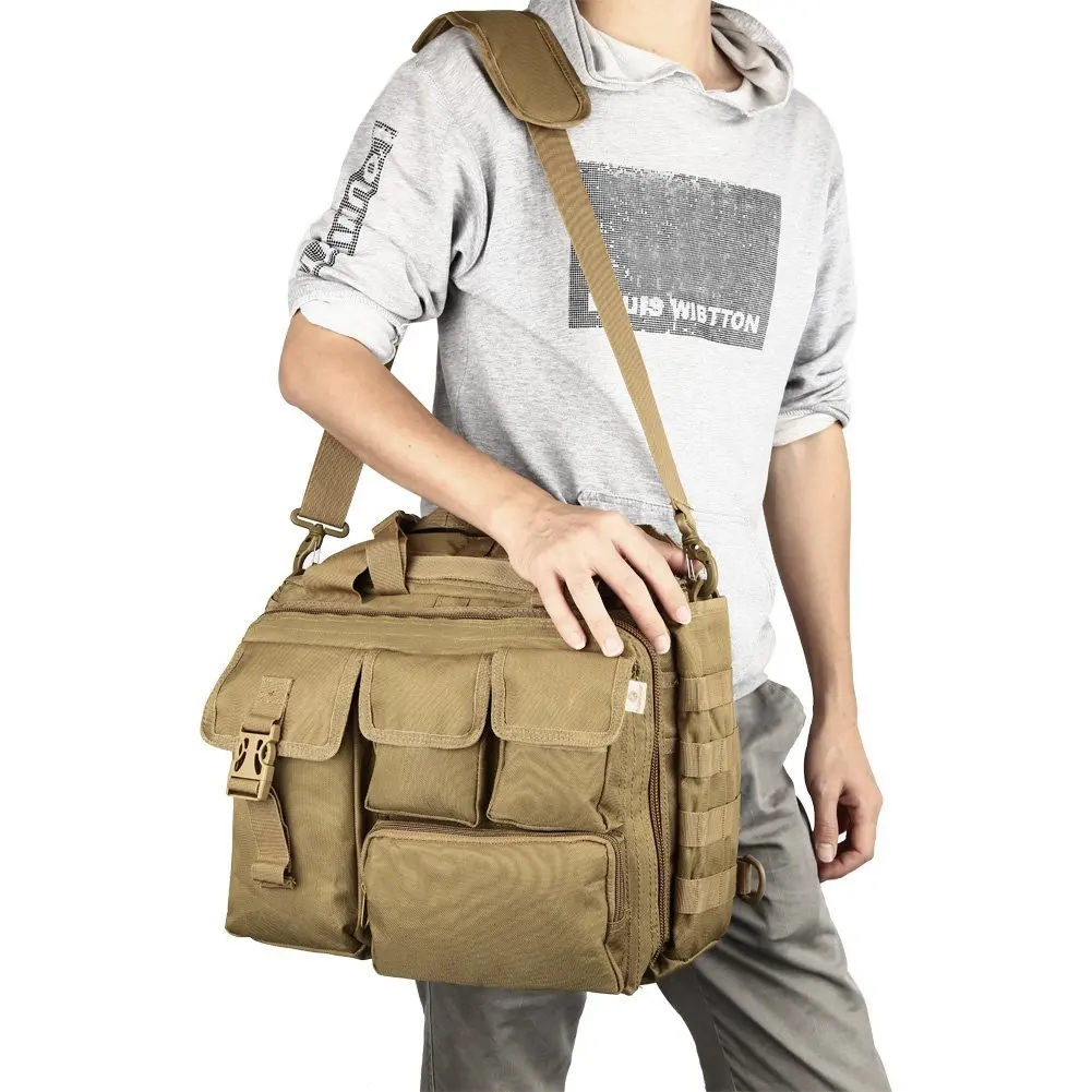 Pro-многофункциональная Мужская Военная нейлоновая сумка через плечо, сумки, портфель, достаточно большой для 1" La