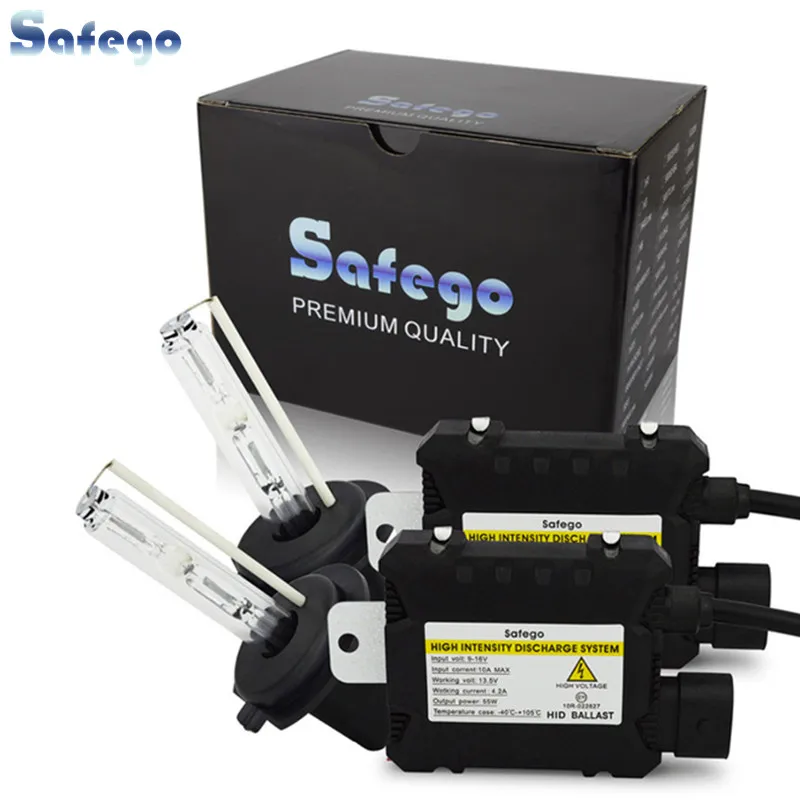 Safego H7 HID Xenon Conversion Kit 6000K HID Bulbs Headlight Lights For Car Auto Safego H7 HID Xenon Conversion Kit 6000K HID Bulbs Headlight Lights For Car Auto
