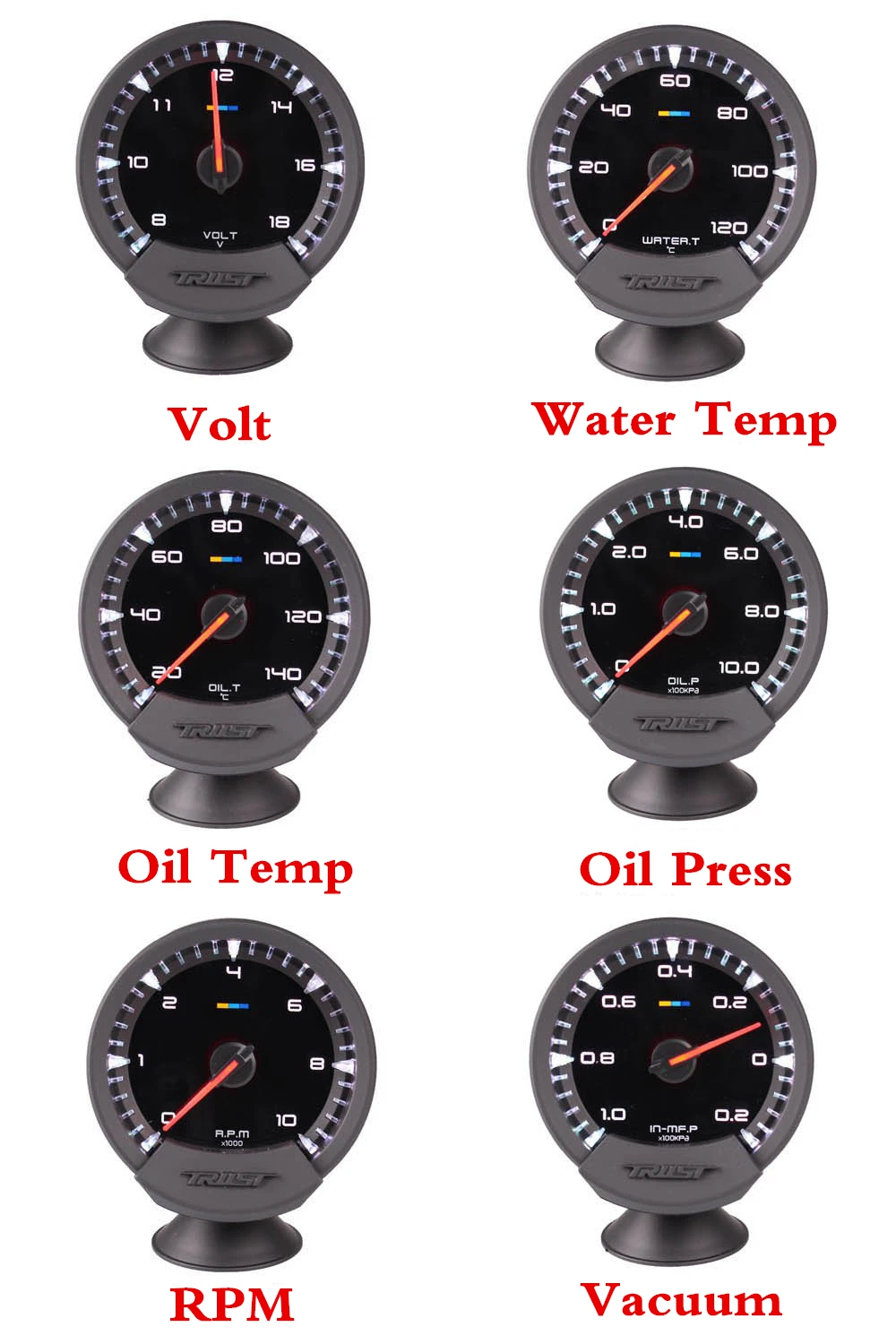 Универсальный Greddi Сириус метр серии доверие 7 видов цветов авто EXT температура прибор для измерения температуры выхлопных газов м электронный импульс Сенсор 2,5 бар