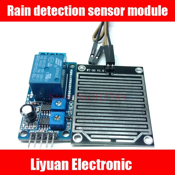 2pcs Rain detection sensor / relay delay switch module / learning ...