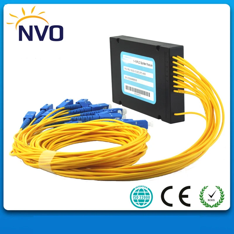 

Free Shipping GPON System 1X32 PLC Fiber Optic Splitter with SC/UPC Connectors