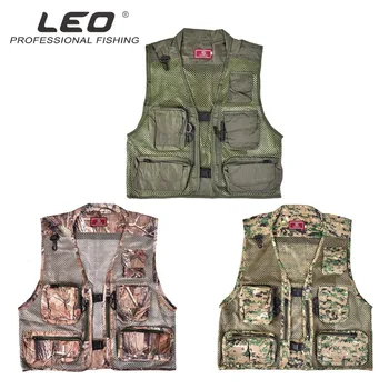

New 2018 Outdoor Fishing Hunting Vest for Fishing Clothing Vests Jackets Adjustable Fly Vest Fishing Tackle Asseccories
