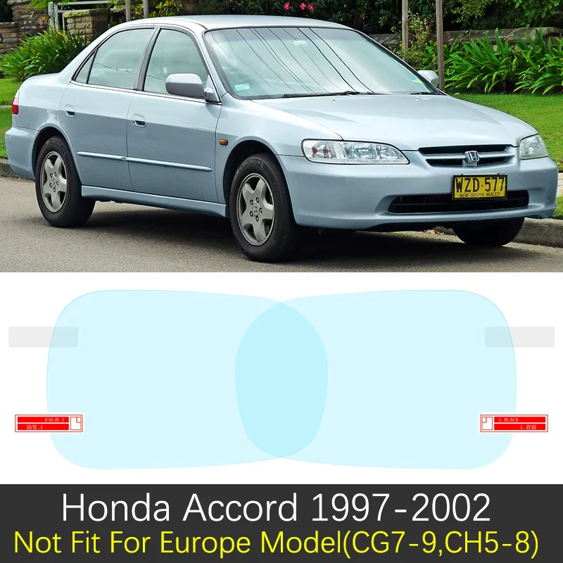 Для Honda Accord 1998~ полное покрытие противотуманная пленка зеркало заднего вида аксессуары Автомобильные наклейки 6 7 8 9 10 2003-2007 2008 2010 - Название цвета: Accord 6 1997-2002