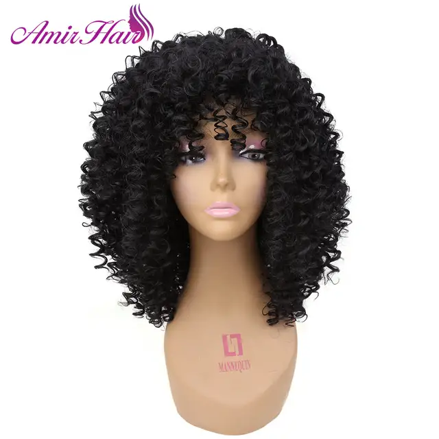 perruque afro américaine naturel