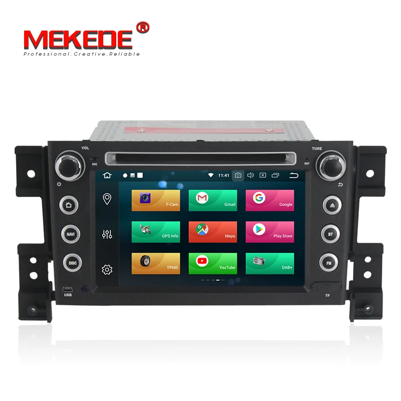 Best Android 8.0 4G RAM 32G ROM  CAR GPS 2 DIN DVD PLAYER For SUZUKI GRAND VITARA 2007-2013 GPS RADIO STEREO SCREEN NAVIGATION 3