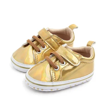 

MiYuebb sequin leather baby shoes for boys and girls casual sneakers unisex infants slippers children's shoes