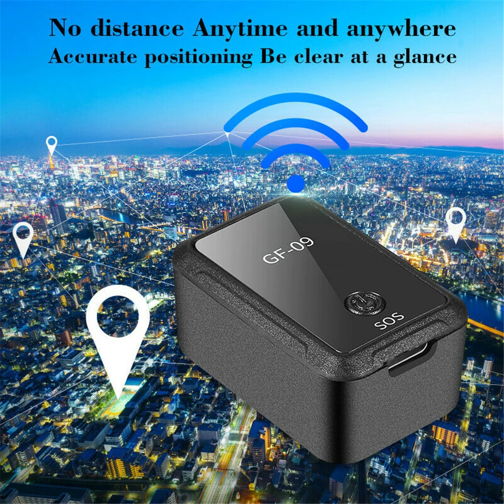 GF-09 мини gps трекер приложение управление противоугонное устройство локатор Магнитный диктофон удаленный звукосниматель Запись голоса