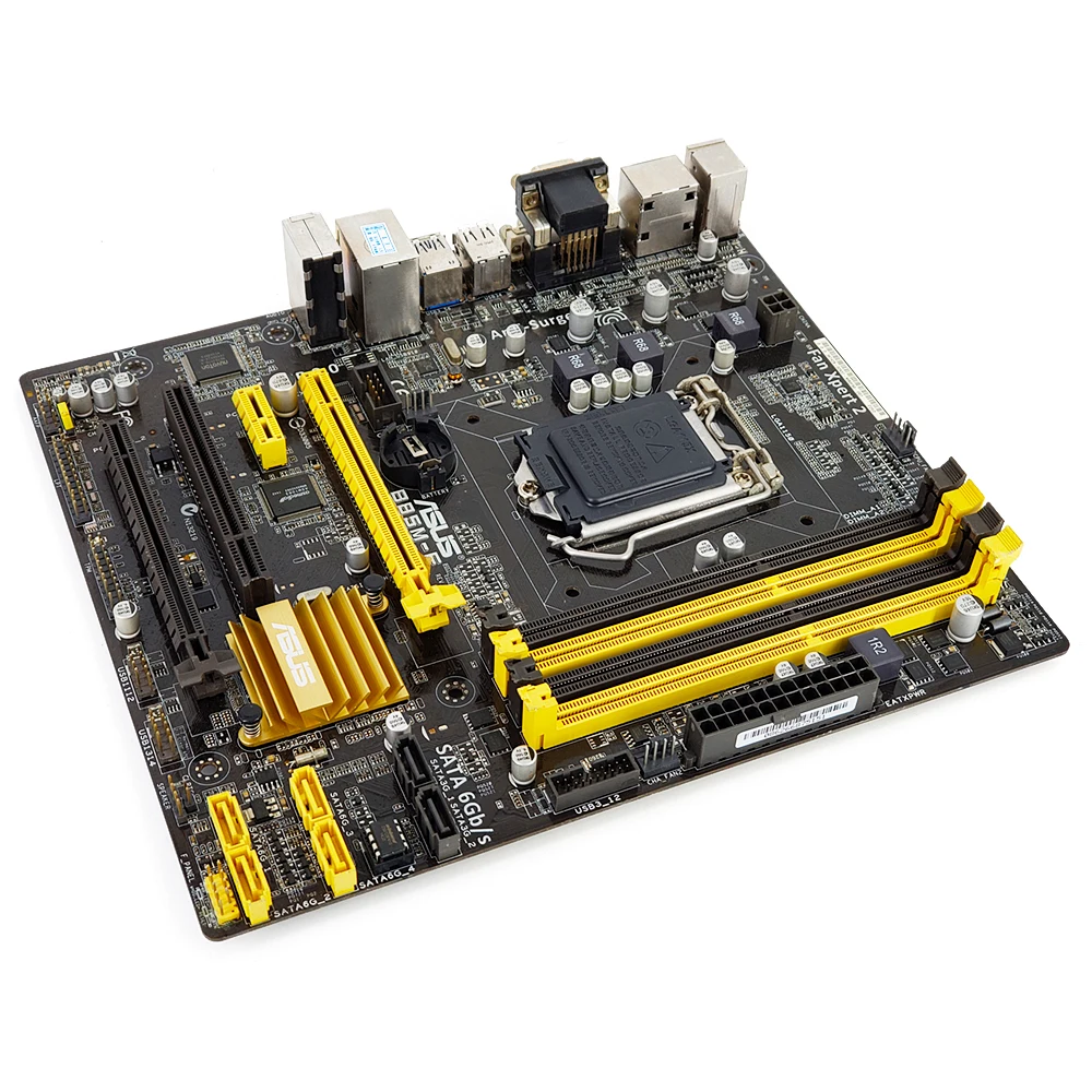 Ceny Asus B85M E pulpitu płyta główna B85 LGA 1150 dla rdzeń i7 i5 i3 DDR3 32G SATA3 USB3.0 DVI HDMI Micro ATX oryginalne używane płyty głównej płyta główna