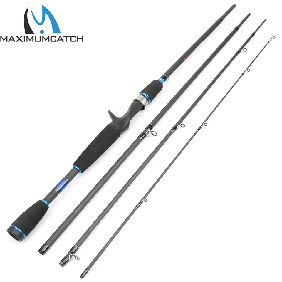 

Maximumcatch 7'9" 20-80g Baitcasting Fishing Rod Portable Travel Fishing Rod Casting Graphite Rod 4pcs
