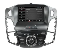 For 1 Din Focus car dvd player GPS with multi-touch screen+3G+Wifi+DVD+Radio+BT phonebook+Ipod list+SWC+GPS+Canbus+mirror link