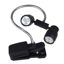 Adjustable Barbecue Light 6 LEDs Grill Bright Light For Barbeque BBQ 360 degree Rotate Heat-resistant With Heavy-duty Clip Base