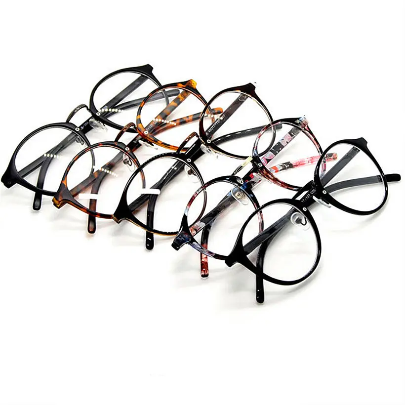 Uvlaik Модные оптические очки кадр очки с прозрачного стекла для мужчин и женщин бренд Круглый прозрачный женские очки кадров
