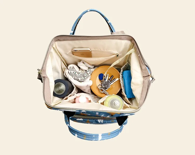 Мама пеленки мешок большой Ёмкость детские пеленки мешок дизайнер кормящих сумка мода путешествия рюкзак уход за ребенком сумка для мамы