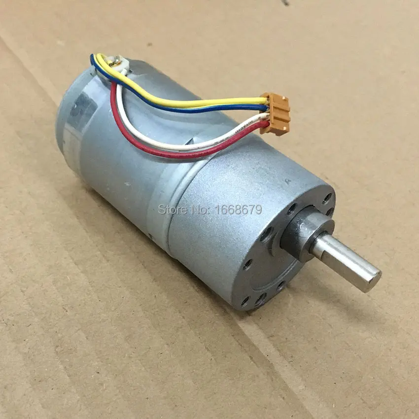 Gear Electric 12v DC Encoder Motor 37MM 100RPM 100mA 37GB Powerful High
