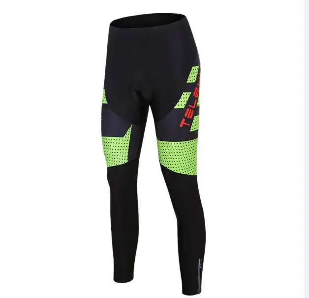 Мужские зимние штаны для велоспорта, тепловая флисовая гелевая подкладка, велосипедные колготки для гонок, спортивные теплые длинные шорты, штаны для горного велосипеда - Цвет: pants 7