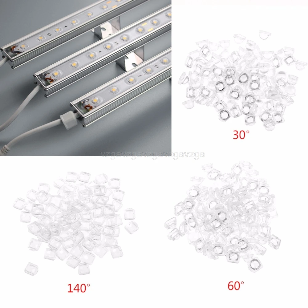 

100PCS Lens for 5050 LED WS2812 APA102 WS2811 SK6812 30 60 140 Degree Angle Lens LED Lenses S08 dropship