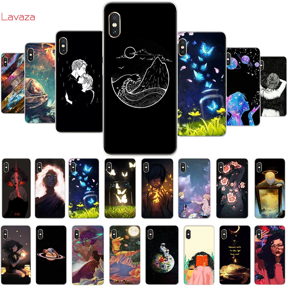 

Lavaza Space girl Hard Phone Cover for Xiaomi Mi 8 A2 Lite 9 SE A1 Max 3 F1 for Redmi 7 Go Case