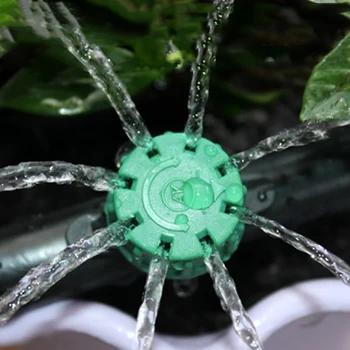 

ABLA Plastic Adjustable Flow Micro- Spray Drip Head Drip Irrigation Sprinkler Flower Pot Drophead Dripper Emitter Garden Water