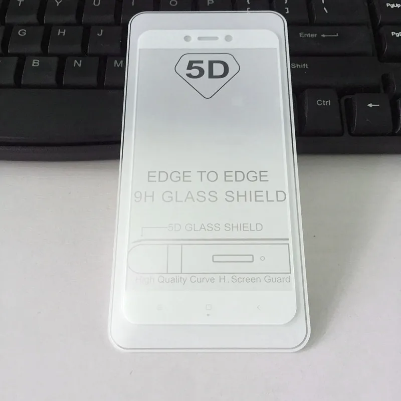 5D полное клеевое покрытие из закаленного стекла Xiaomi Redmi 4X Защитная пленка для экрана для Xiaomi Redmi 4X полное клеевое стекло Redmi 4X