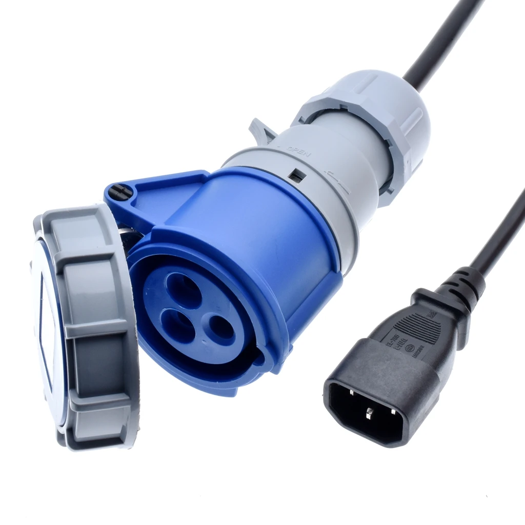 C14 Plug to 316C6 Connector Power cord,Plug a Device with 316P6 Inlet