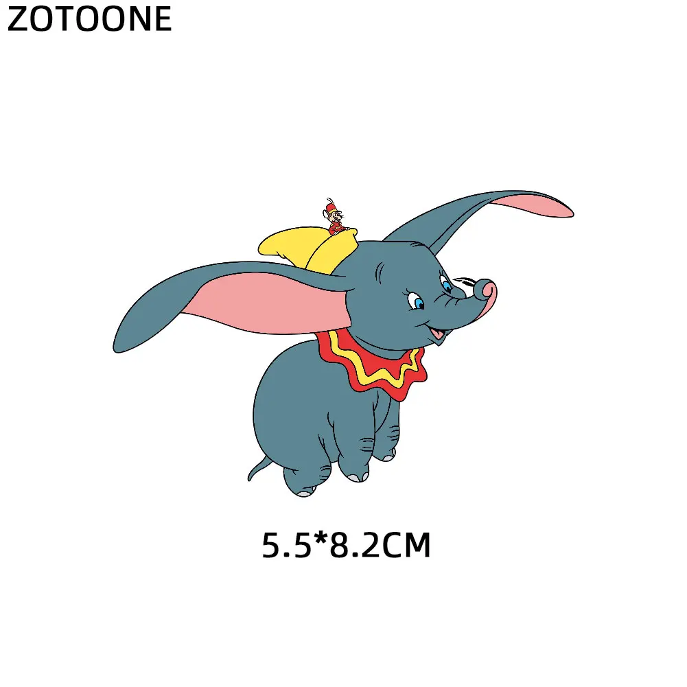 ZOTOONE Симпатичные полосы с животными термоклейкие Переводные нашивки на одежду