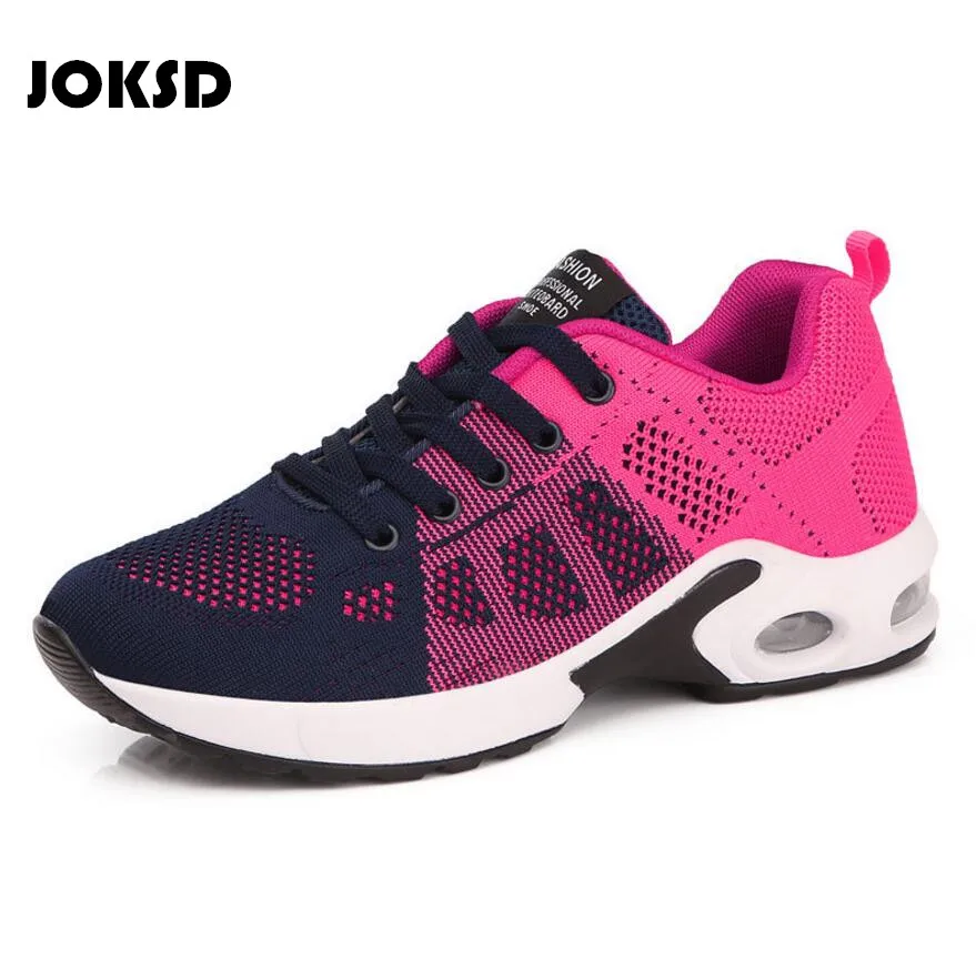 

JOKSD Air Cushion Breathable Sneakers Women Summer Springs Athletic Outdoor Sports Entertainment Shoes Women Running Shoes W9