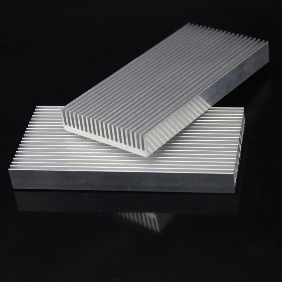 Gdstime 5pcs 100mm x 48mm 11mm Silver Aluminum Heat Sink Radiator Heatsink IC Chip Cooling Cooler 100x48x11mm | Компьютеры и офис