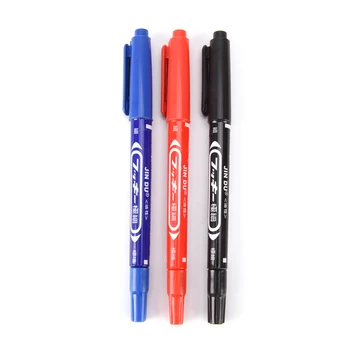 

HOT 3pcs/lot Waterproof Ink Electronics CCL Anti-etching PCB circuit board Ink Marker Double Pen For DIY PCB Marker pen