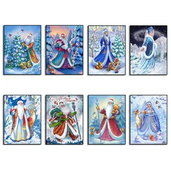 

Diamond Painting Full Square / Round Diamond Embroidery Father Frost Picture of Rhinestones DIY Diamond Art Mosaic Pattern Craft